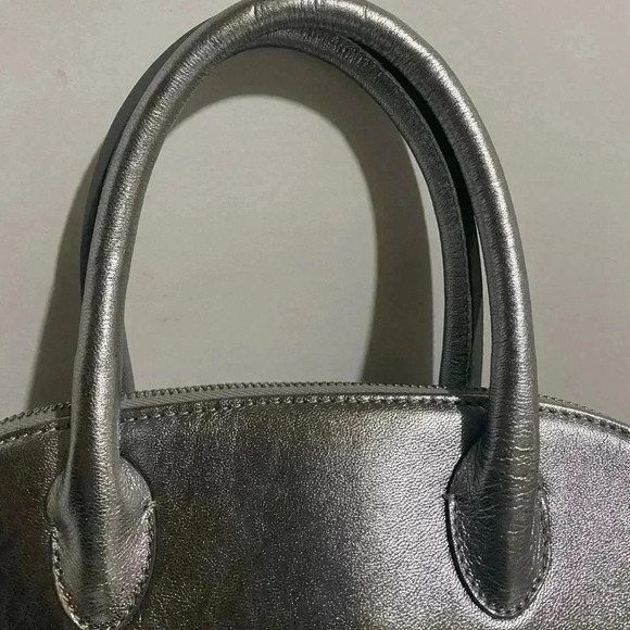 Moschino beige/grey woven satchel handbag - Picture 4 of 14